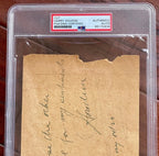HARRY HOUDINI * PSA/DNA * Autograph Note Signed * Magician & Escape Artist