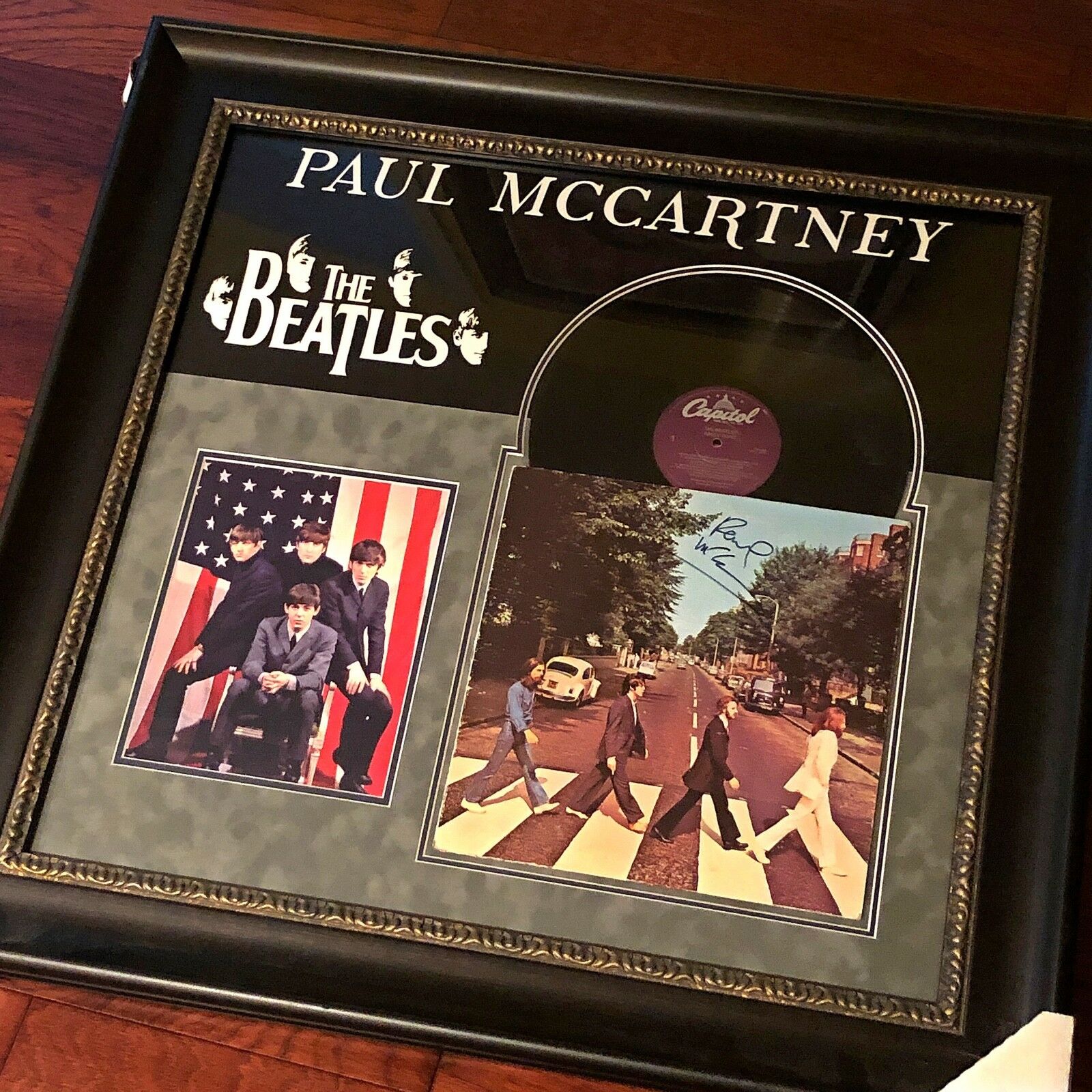 PAUL MCCARTNEY * PSA/DNA * Perry Cox * ABBEY ROAD Beatles * Autograph LP SIGNED