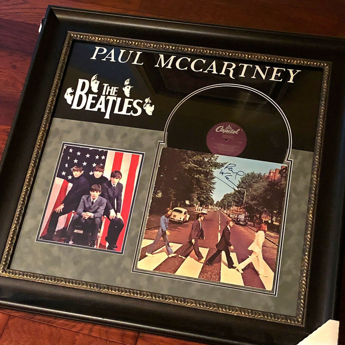 PAUL MCCARTNEY * PSA/DNA * Perry Cox * ABBEY ROAD Beatles * Autograph LP SIGNED