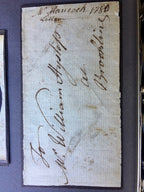 JOHN HANCOCK * Handwritten AUTOGRAPH Free Frank Envelope SIGNED * Dec Signer