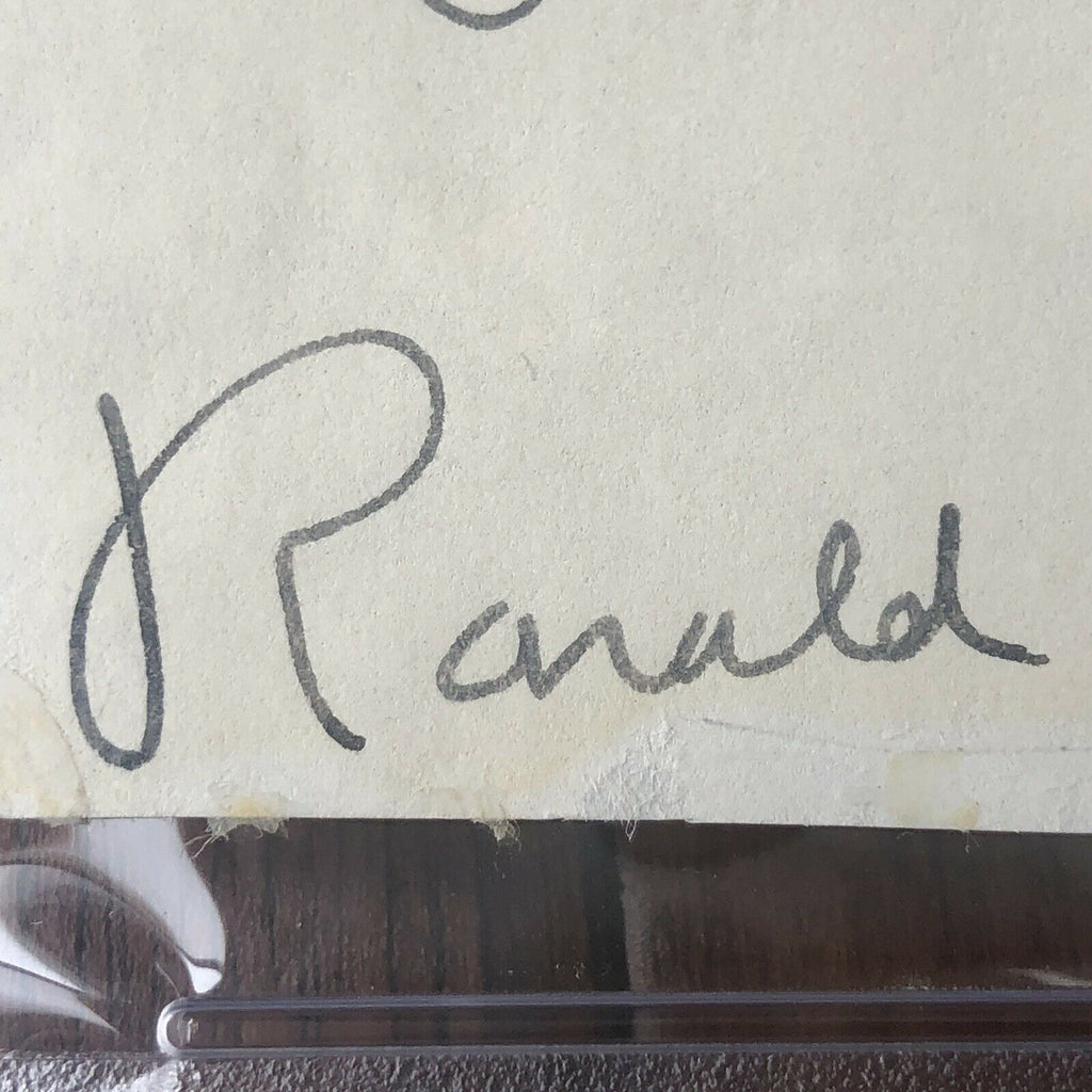 RONALD REAGAN * PSA/DNA Slab * Handwritten Autograph Note Letter Signed *