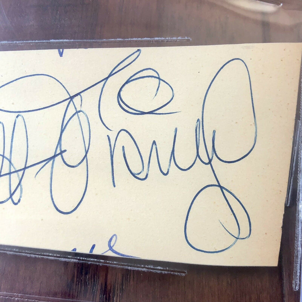 WALT DISNEY * Beckett BAS Slabbed * Large Autograph Cut Signature Signed *