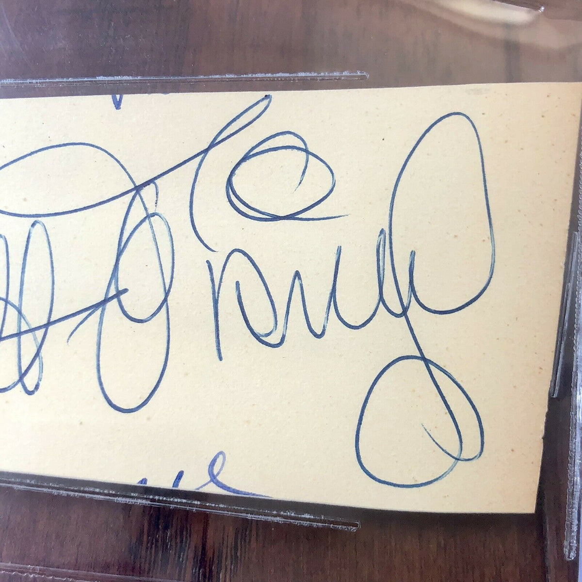 WALT DISNEY * Beckett BAS Slabbed * Large Autograph Cut Signature Signed *
