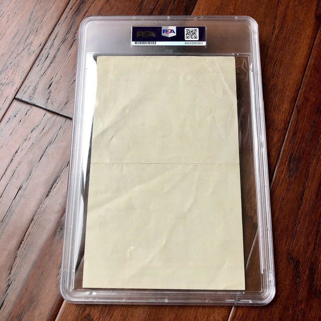 WINSTON S CHURCHILL * PSA/DNA Slab * Autograph Birthday Letter Signed *