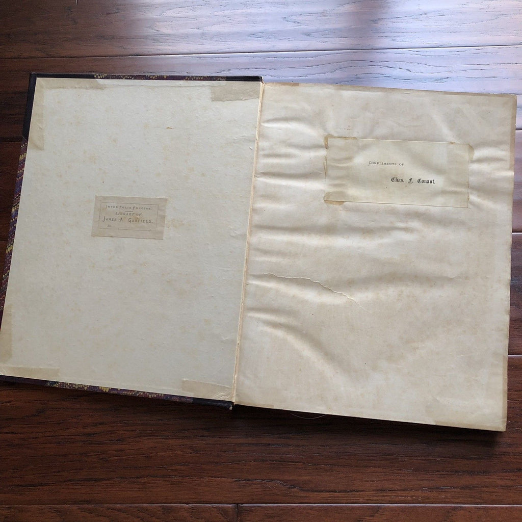 JAMES A. GARFIELD * Personally OWNED BOOK with the Presidents Bookplate * 1874