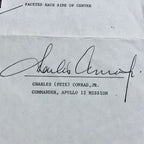 APOLLO 12 * Ladies Wedding Ring Flown to the Moon * Charles Conrad COA * Signed