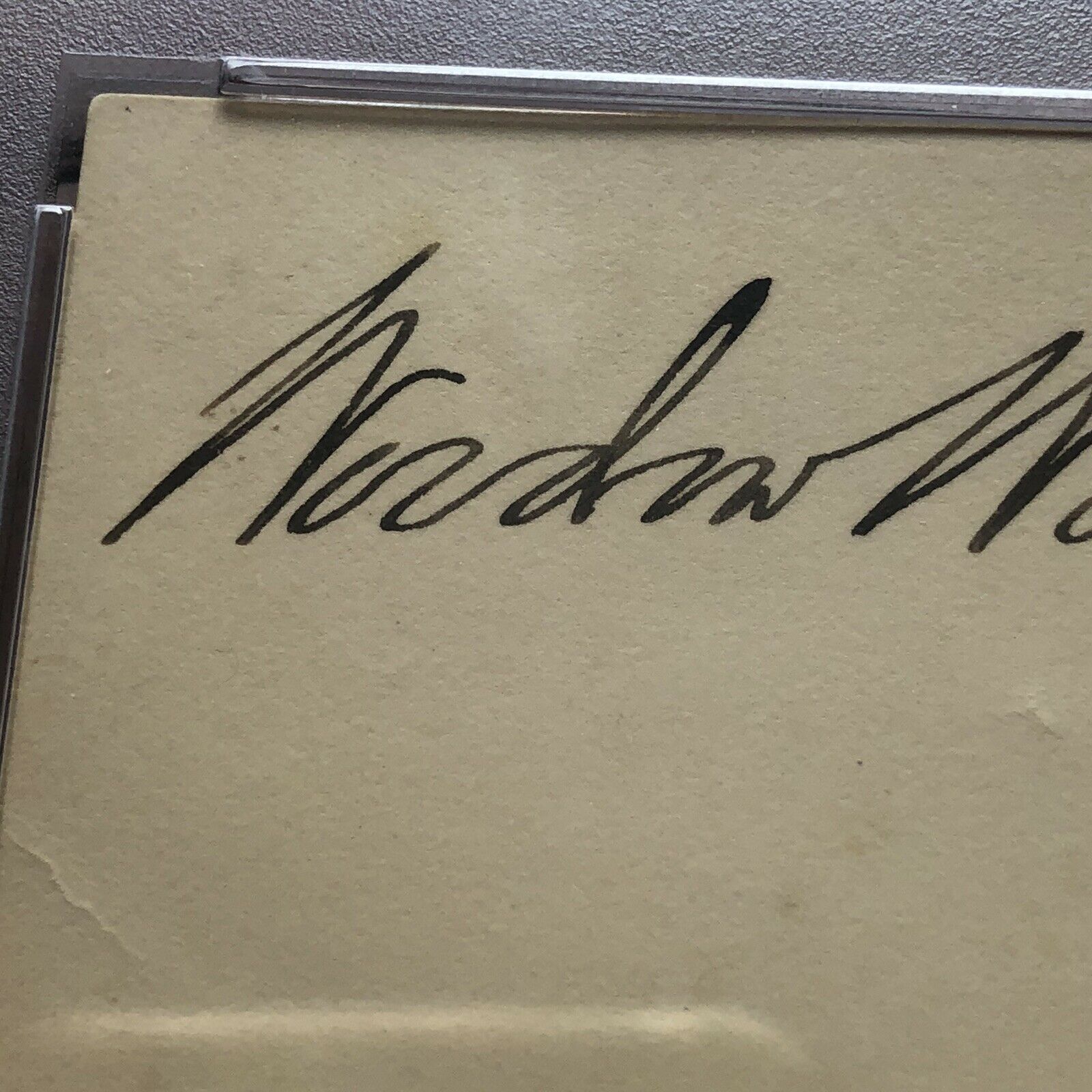 WOODROW WILSON * PSA/DNA Slabbed * Autograph White House Card Signed *