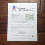 BENJAMIN FRANKLIN * BAS * Signed 1783 Declaration of Independence Book Autograph