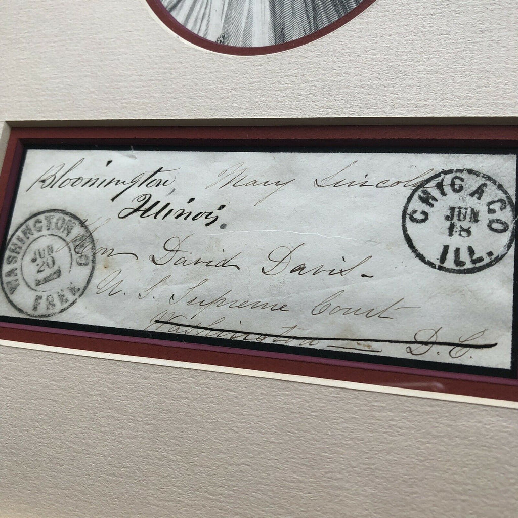 MARY TODD LINCOLN * JSA LOA* Hand Signed Autograph Free Frank * First Lady