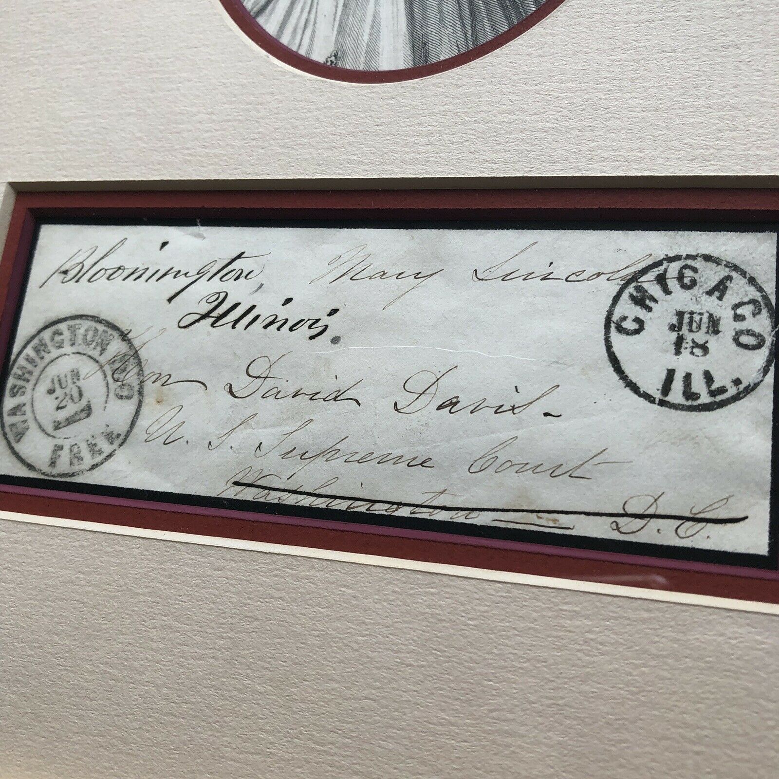 MARY TODD LINCOLN * JSA LOA* Hand Signed Autograph Free Frank * First Lady