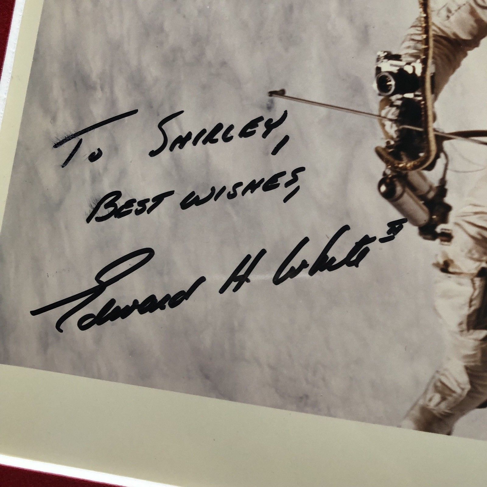 EDWARD H WHITE * PSA/DNA & Zarelli LOA * Signed Gemini IV Black Number Autograph