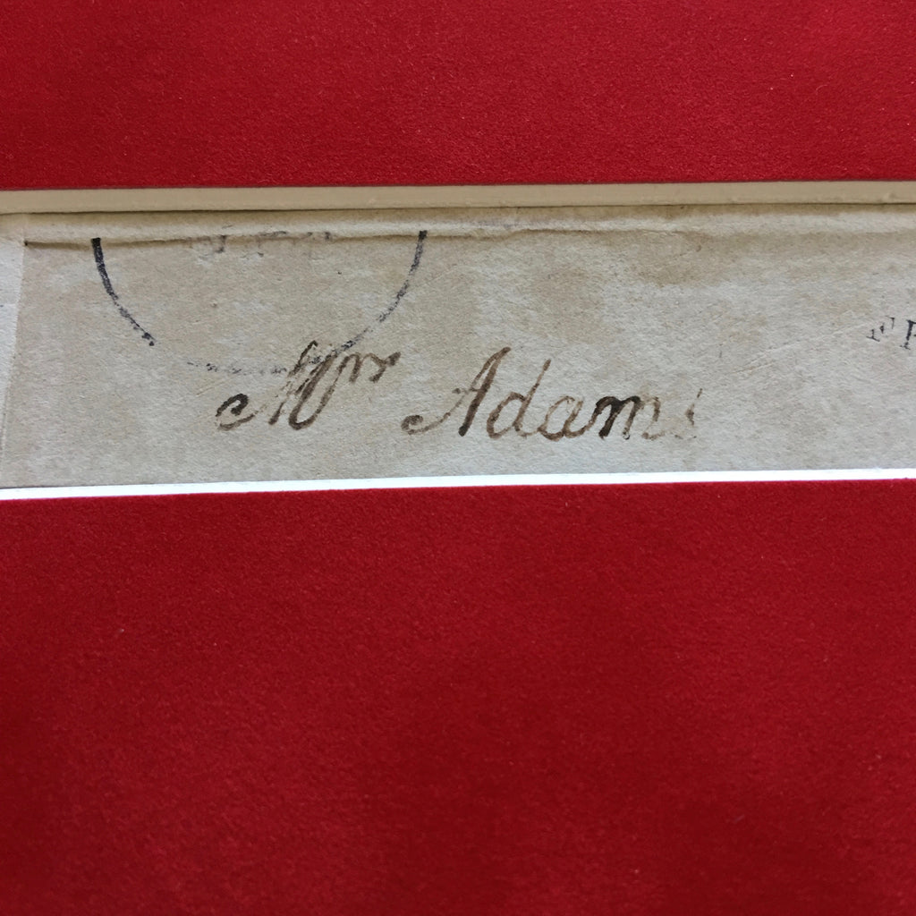 JOHN ADAMS * Scarce AUTOGRAPH Cut Signature SIGNED * JSA COA * 2nd President