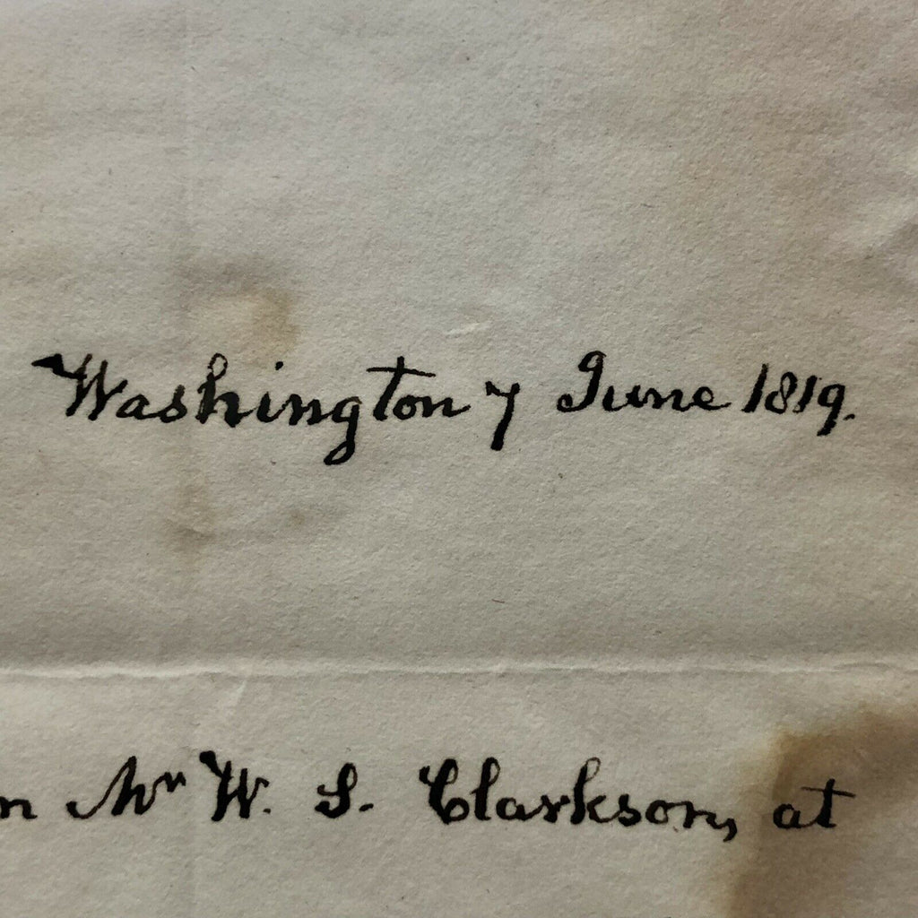 JOHN QUINCY ADAMS * PSA/DNA * Handwritten Autograph Letter Signed Full Signature