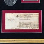 JOHN HANCOCK * Handwritten AUTOGRAPH Ships Manifest SIGNED for British Army