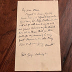 ELIZABETH ELIZA SCHUYLER HAMILTON * JSA LOA * Autograph Letter Signed to Family