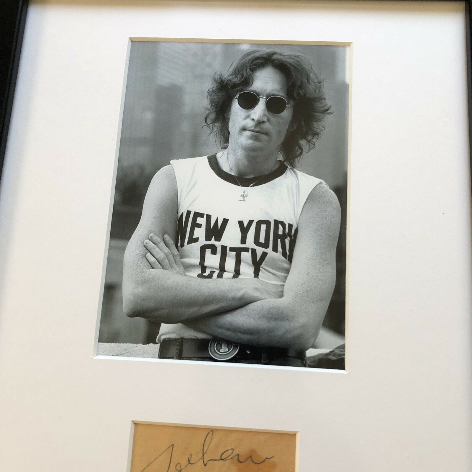 JOHN LENNON * BAS Beckett LOA * Autograph BED-IN Signature Signed * The Beatles