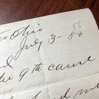 JAMES A GARFIELD * JSA LOA * Autograph Letter Signed During 1880 Election