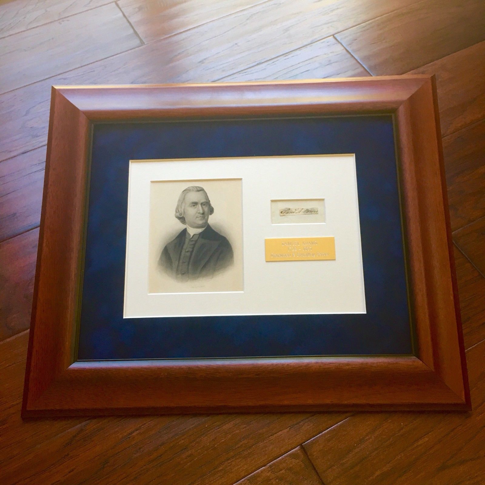 SAMUEL ADAMS * Scarce AUTOGRAPH Cut Signature SIGNED * Declaration Independence