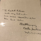 ERNEST HEMINGWAY * JSA LOA * Handwritten Autograph Note Signed * Book Author