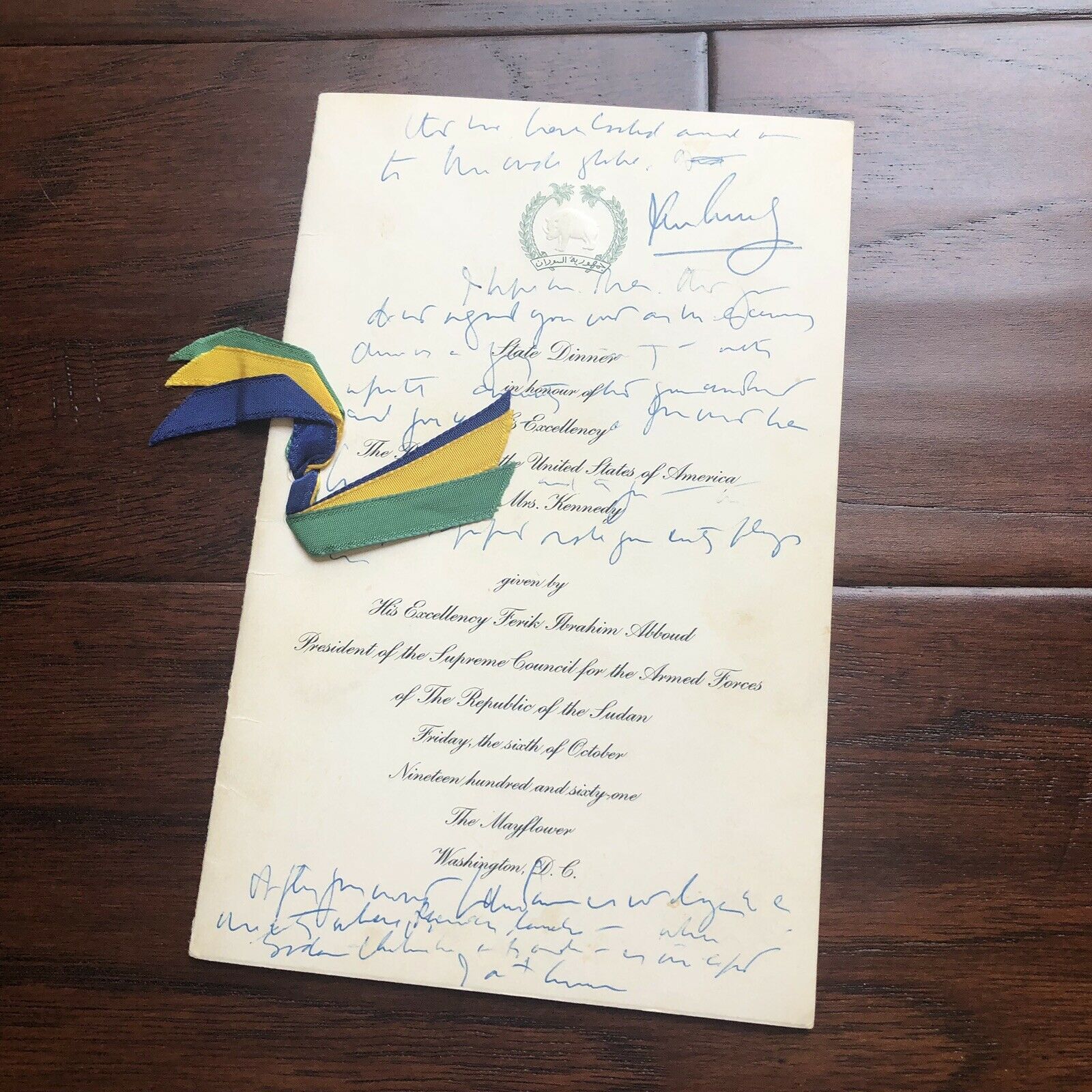 JOHN F KENNEDY * JSA LOA * 4 Pg Handwritten Speech Signed As President Autograph