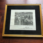 CHESTER W. NIMITZ * JSA LOA * Large Signed WWII Japan Surrender Photo Autograph