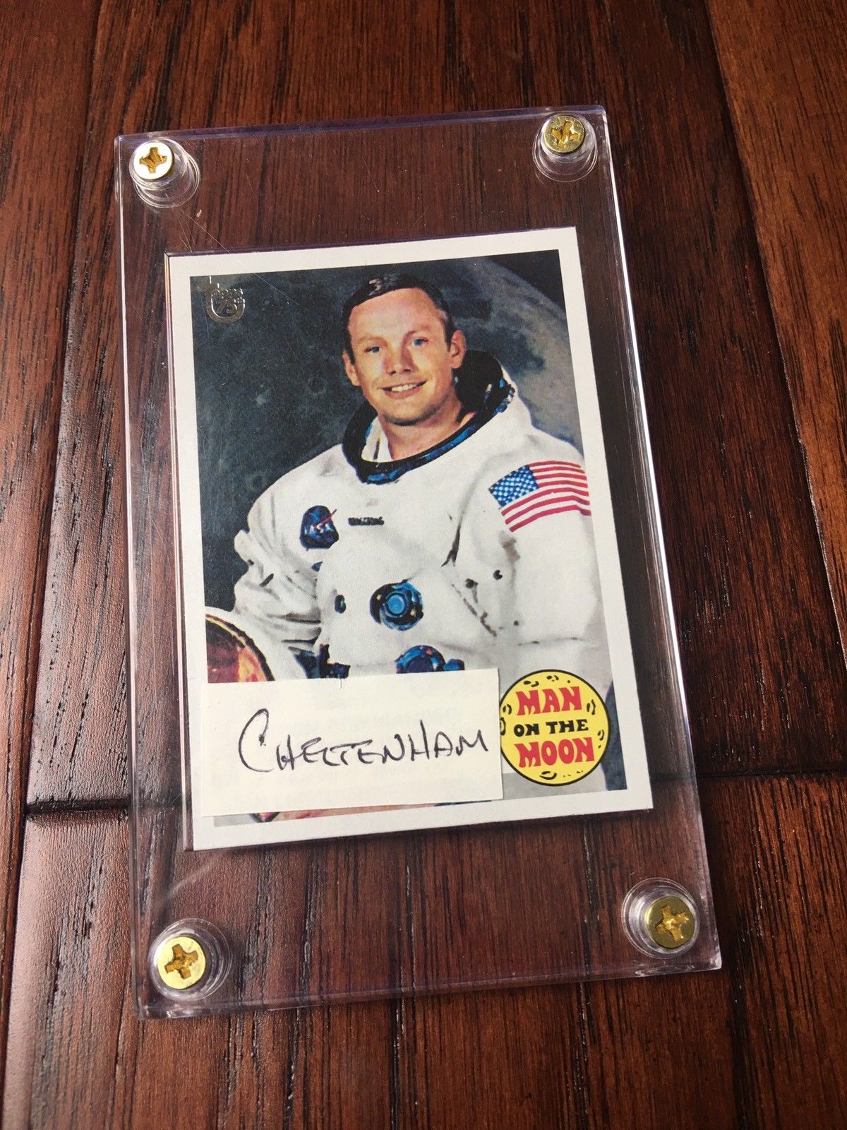 NEIL ARMSTRONG * Handwritten Cut Word + DNA * Apollo 11 * not Autograph Signed