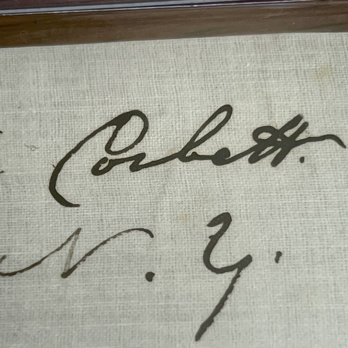 BOSTON CORBETT * PSA/DNA * Autograph Abraham Lincoln Avenger Signed * Shot Booth