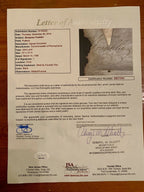 BENJAMIN FRANKLIN * JSA LOA * AUTOGRAPH PA Land Grant Display SIGNED * Ben