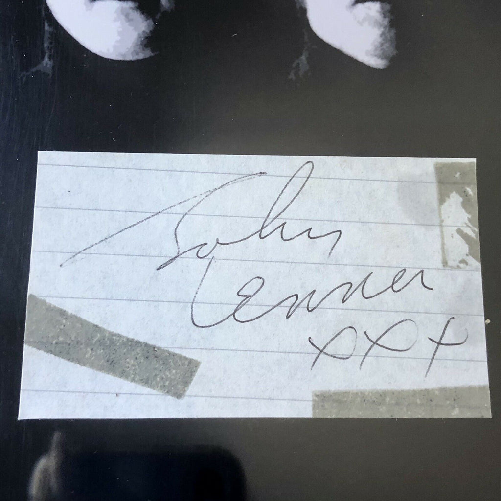 THE BEATLES * BAS Beckett Slab * Autograph Signed Cut Signatures * John Lennon