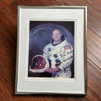 NEIL ARMSTRONG * JSA * Bold Signed NASA White Space Suit Photo Autograph