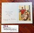 KING CHARLES III and PRINCESS DIANA * JSA * Signed 1983 Christmas Card Autograph
