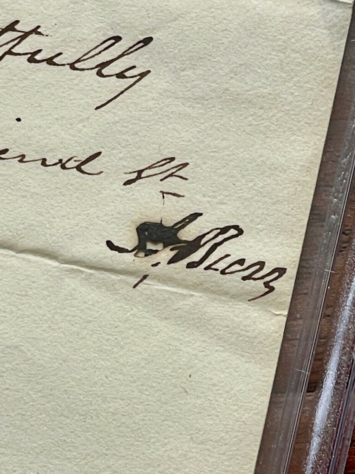 AARON BURR * BAS Beckett * Letter Signed Autograph * Dueled Alexander Hamilton