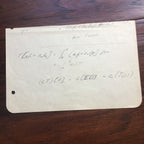 EDWARD H. WHITE II * Authentic Half Page Notes * FULL OF DIAGRAMS  * APOLLO 1