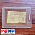 JOHN ADAMS * PSA/DNA * Handwritten Autograph Document Mentions George III Signed