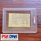 JOHN ADAMS * PSA/DNA * Handwritten Autograph Document Mentions George III Signed