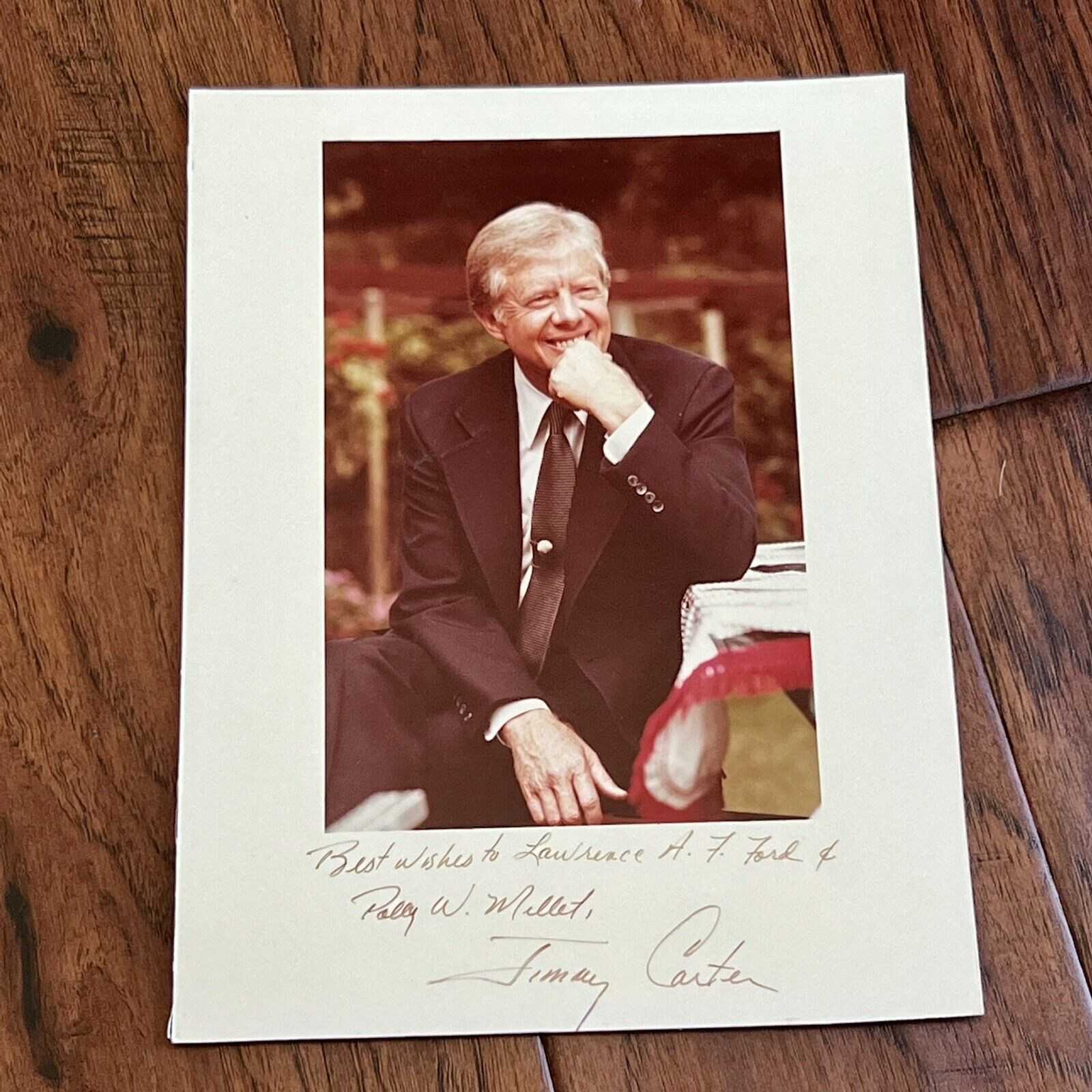 JIMMY CARTER * JSA * Full Signature On Portrait Photograph Signed Autograph