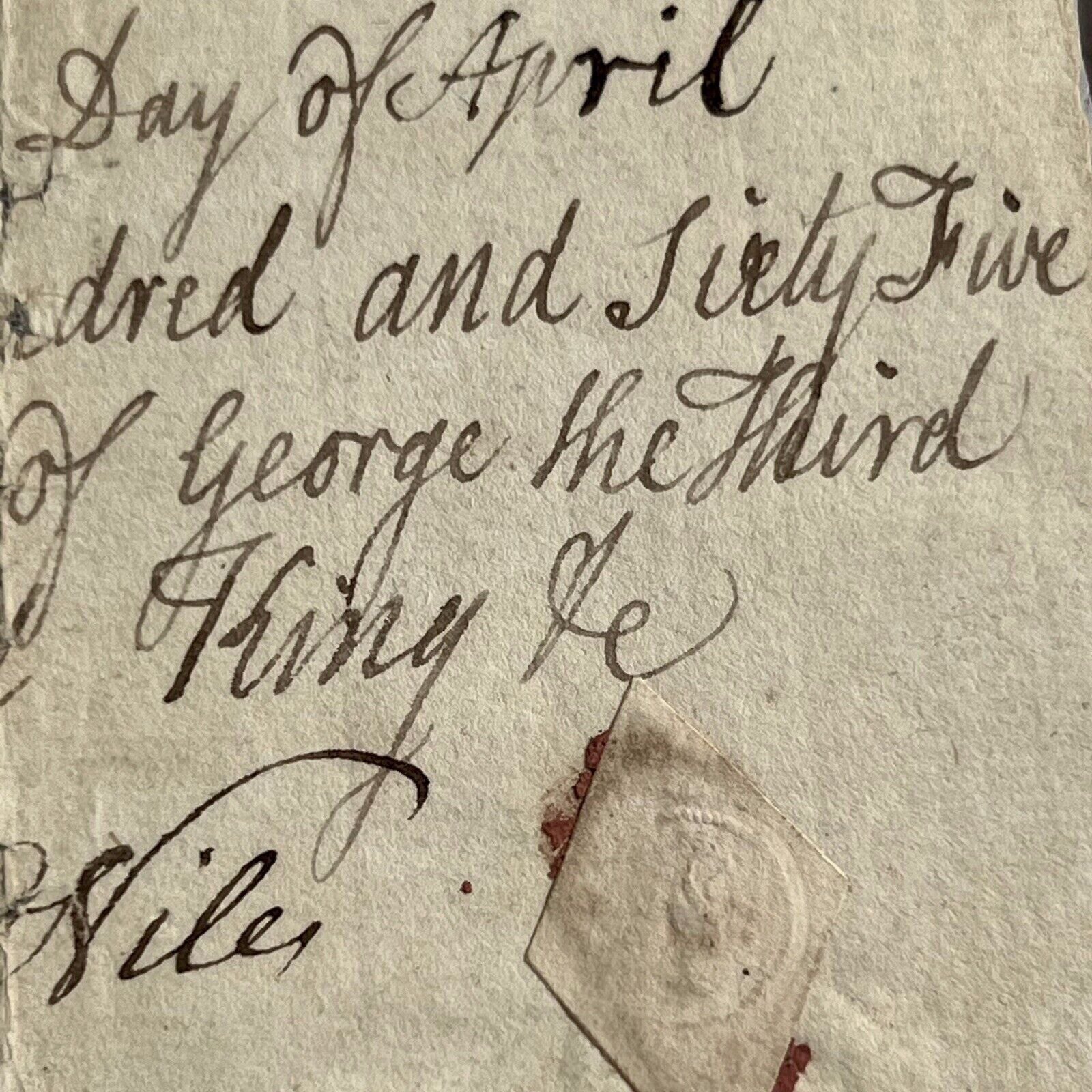 JOHN ADAMS * PSA/DNA * Handwritten Autograph Document Mentions George III Signed