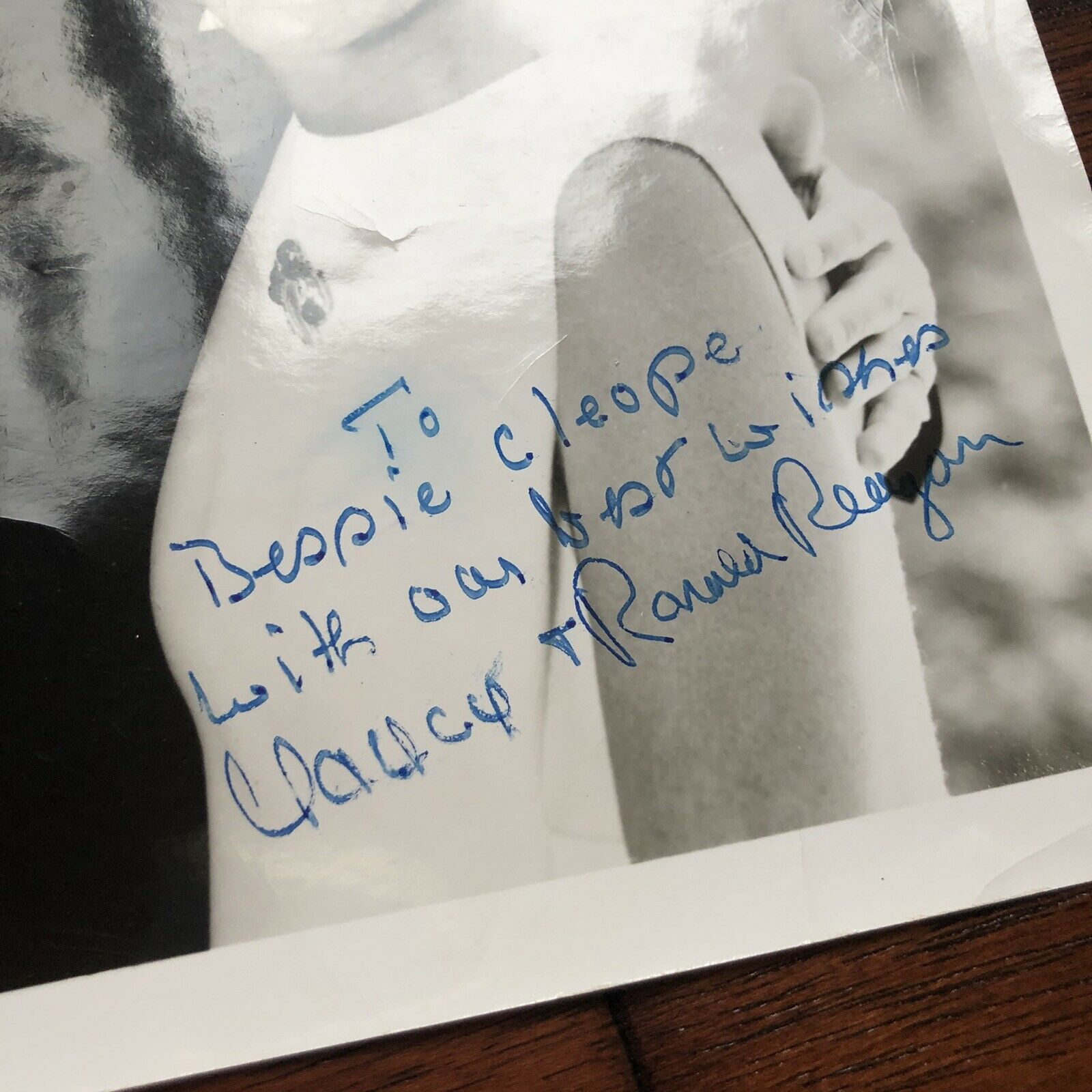 RONALD & NANCY REAGAN * BAS Beckett * Autograph Inscribed Signed Photo