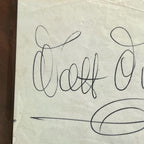 WALT DISNEY * PSA/DNA Slab * Autograph Album Page Signed Excellent Provenance-