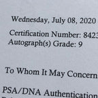 BABE RUTH * PSA/DNA * Mint 9 Graded Autograph Encapsulated Signed Slabbed Yankee