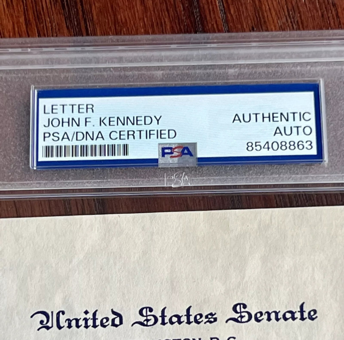 JOHN F. KENNEDY * PSA * Autograph Letter Signed 1953 Signature Jack JFK
