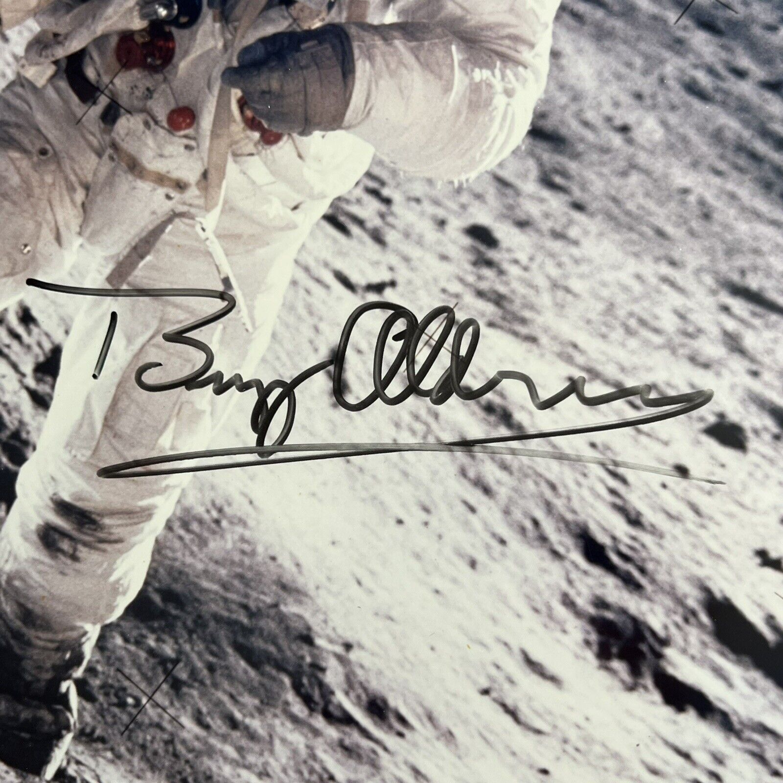 BUZZ ALDRIN * JSA LOA * 16x20 Autograph Photo Signed Apollo 11 Visor Shot Poster