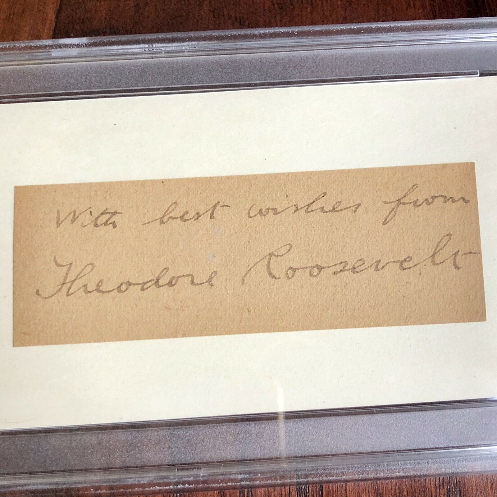 THEODORE ROOSEVELT * PSA/DNA Slabbed * Hand Signed Full Signature Autograph *