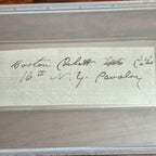 BOSTON CORBETT * PSA/DNA * Autograph Abraham Lincoln Avenger Signed * Shot Booth