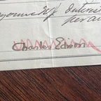 THOMAS EDISON * JSA LOA * Signed Promissory Check Autograph * Umbrella Signature