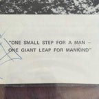 NEIL ARMSTRONG * Beckett BAS Slab * Signed "One Small Step" Autograph Photo