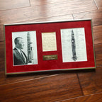 WERNHER VON BRAUN * Autograph "Space Flight" Note Signed * NASA Apollo