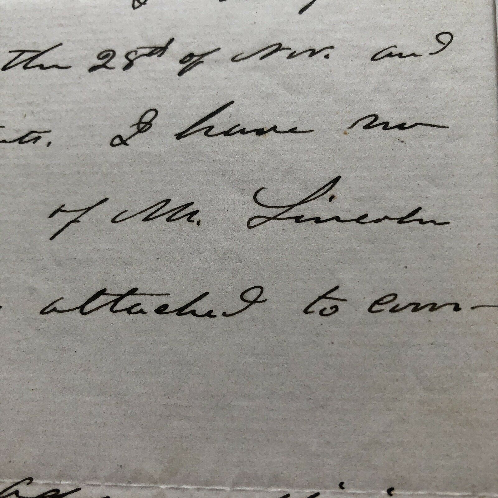 ULYSSES S. GRANT * PSA/DNA * "No Autograph of Abraham Lincoln" Letter Signed