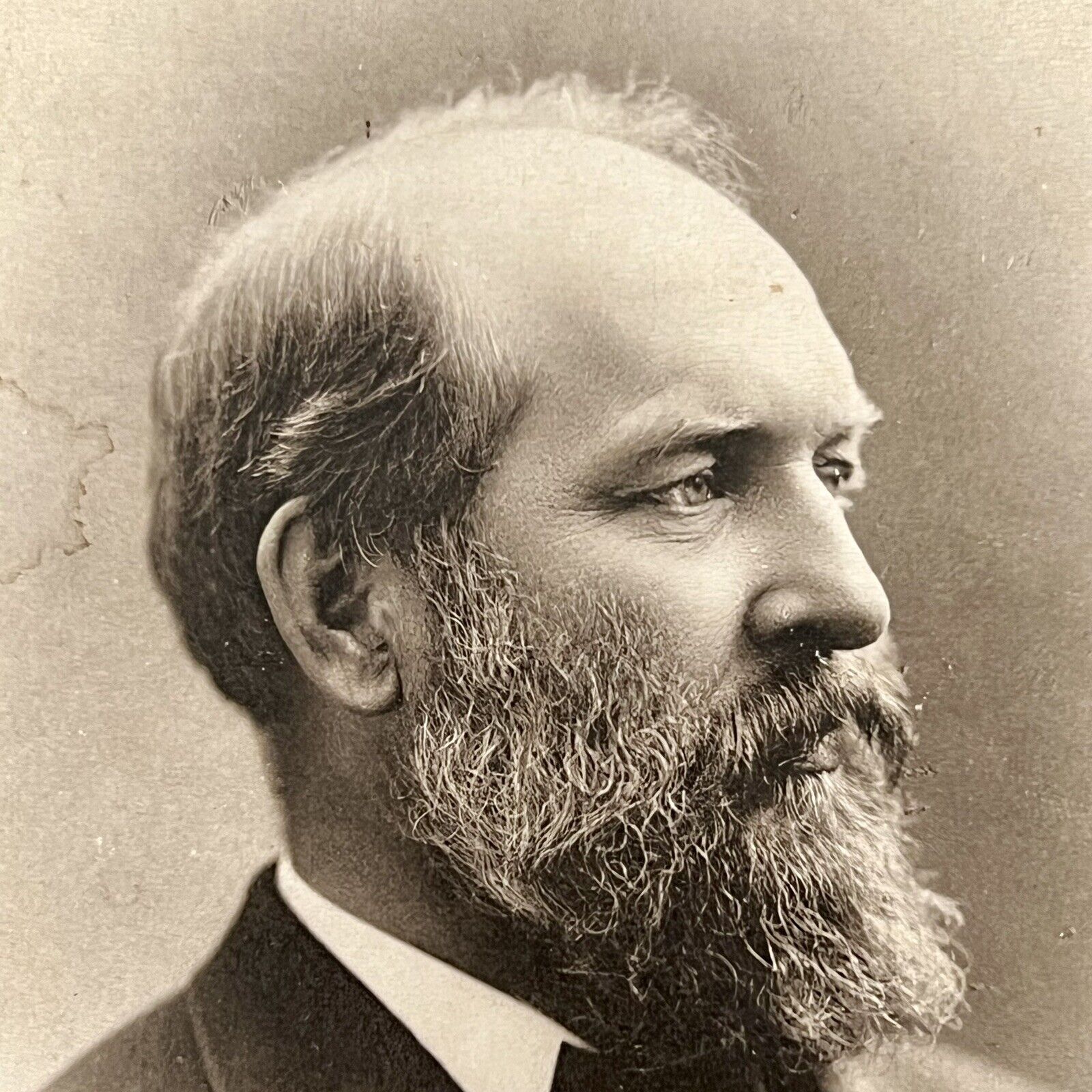 JAMES A. GARFIELD * JSA LOA * Signed Cabinet Card Photograph Autograph