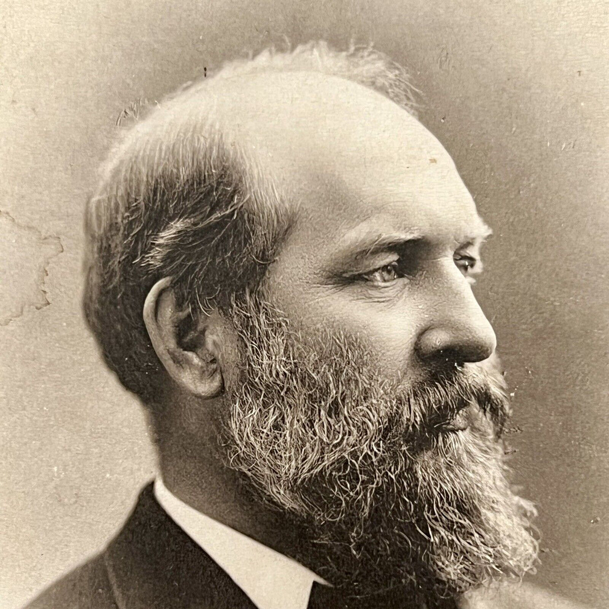 JAMES A. GARFIELD * JSA LOA * Signed Cabinet Card Photograph Autograph